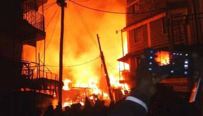 Fifteen dead, dozens injured in Nairobi market fire