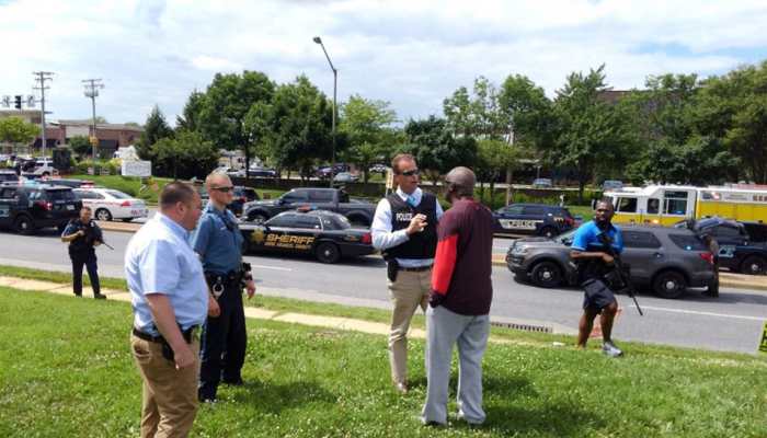 At least 4 killed in shooting outside newspaper office in US' Maryland