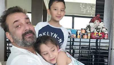 Maanayata Dutt shares an adorable picture of Sanjay Dutt with kids—See pic