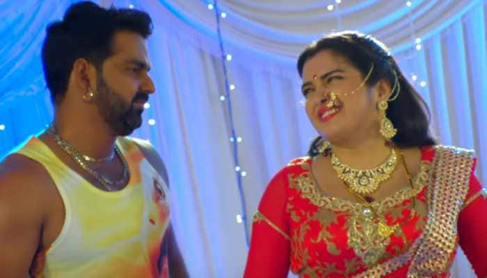 Bhojpuri siren Amrapali Dubey-Pawan Singh&#039;s &#039;Raat Diya Butake&#039; song sets YouTube on fire, crosses 116 mn views—Watch 