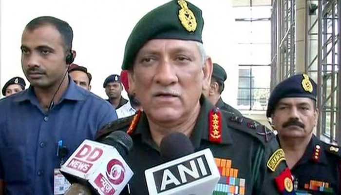 No sudden escalation of operations in J&amp;K, Army to go by standard rules of engagement: Gen Rawat 