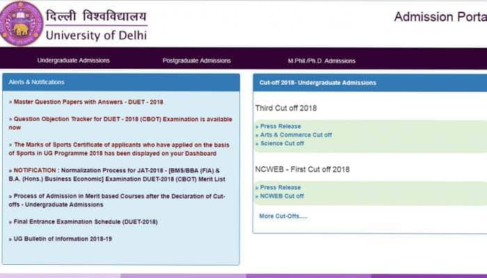 Delhi University releases third cut-off list, many colleges abstain from releasing cut-offs for courses