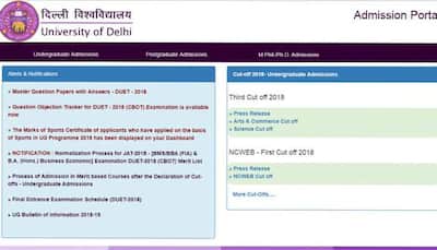 Delhi University releases third cut-off list, many colleges abstain from releasing cut-offs for courses