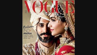 Sonam Kapoor and Anand Ahuja shine on the cover of Vogue magazine-See exclusive pictures