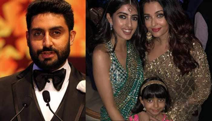 Abhishek Bachchan shares endearing photo of Aishwarya Rai Bachchan, Aaradhya Bachchan and Navya Naveli Nanda