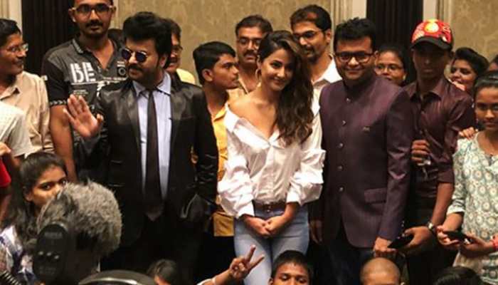 Hina Khan trolled for wearing 'inappropriate' dress at an event for children suffering from cancer