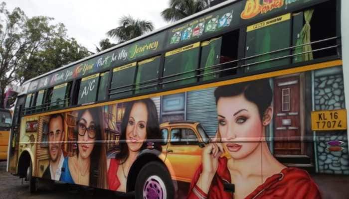 This Kerala bus has pictures of porn stars painted over it, Twitterati go crazy