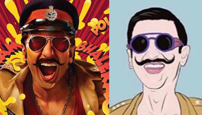 Ranveer Singh&#039;s caricature in &#039;Simmba&#039; avatar will make you go ROFL—Pic