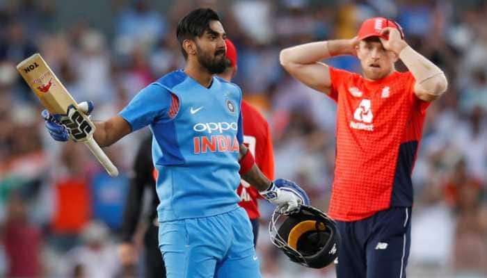 Powered by KL Rahul&#039;s ton, India crush England by 8 wickets in first T20 