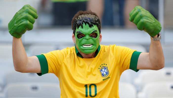 Brazil welcomed by a song and dance carnival; Belgium train for Kazan clash