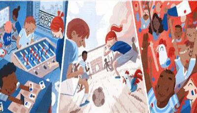  Google celebrates start of FIFA World Cup 2018 quarterfinals with Doodle