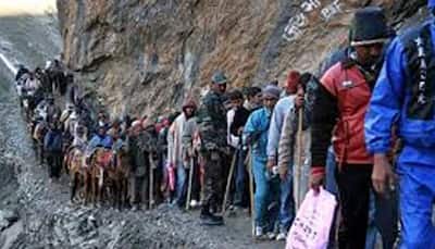 Amarnath Yatra resumes from Pahalgam route, continues to remain suspended from Baltal route