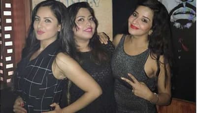 Bhojpuri siren Monalisa parties hard with Puja Banerjee and Swagata Nag-See pic