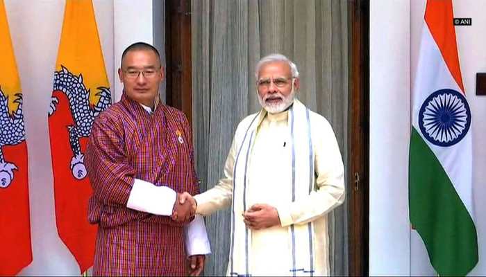 PM Narendra Modi meets Bhutan PM Dasho Tshering Tobgay