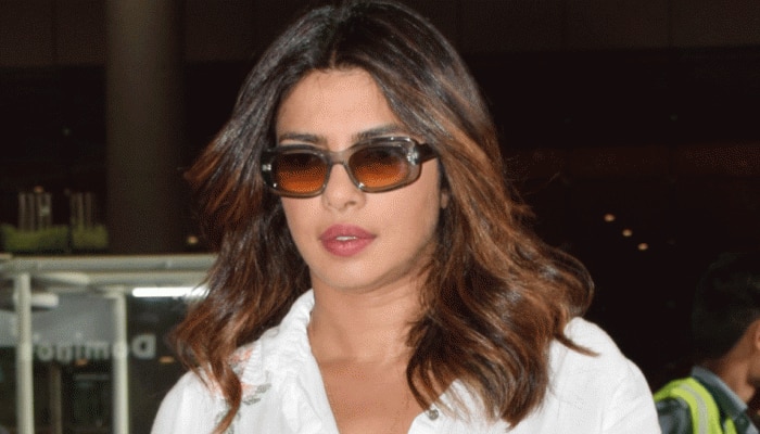 Bharat calling: Priyanka Chopra shimmers in white at the airport- See pics