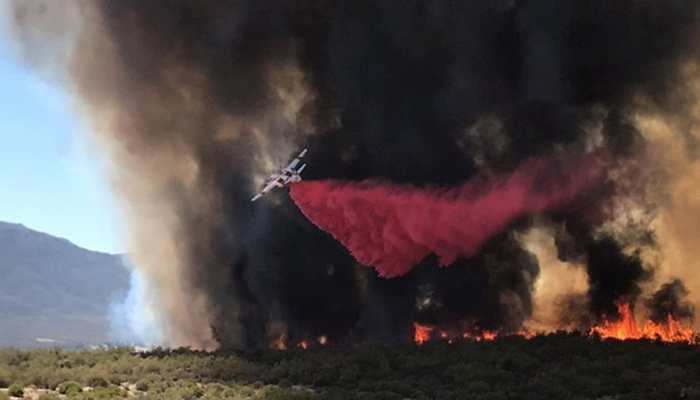 California wildfire claims season's first fatality