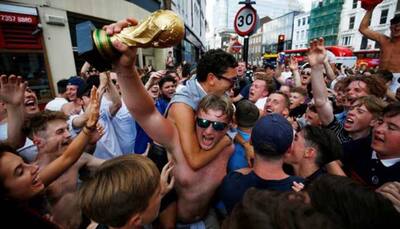 England erupts with joy as team reaches FIFA World Cup 2018 semi-final