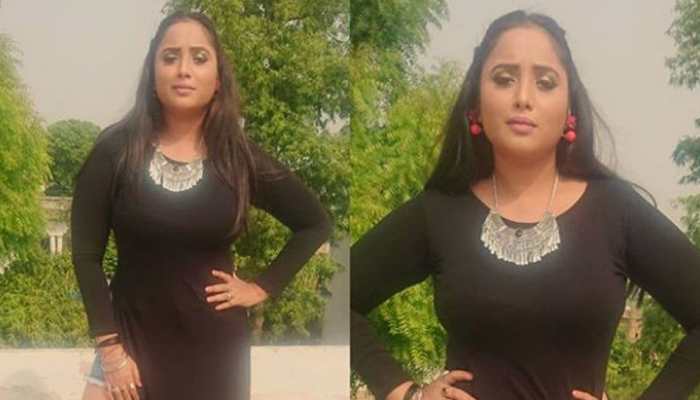 Bhojpuri sizzler Rani Chatterjee looks smouldering in a high-slit dress