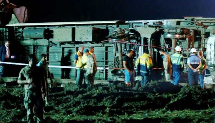 24 killed, over 100 injured as train derails in Turkey after heavy rain