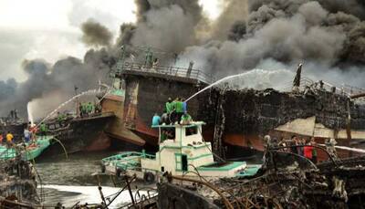 Massive fire rips through Bali port, engulfs 40 vessels