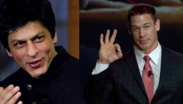 Shah Rukh Khan-John Cena bond on Twitter, and their chat is unmissable—View tweets