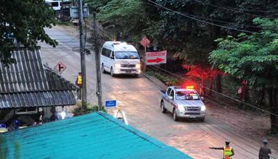 Eight boys brought out of flooded Thai caves