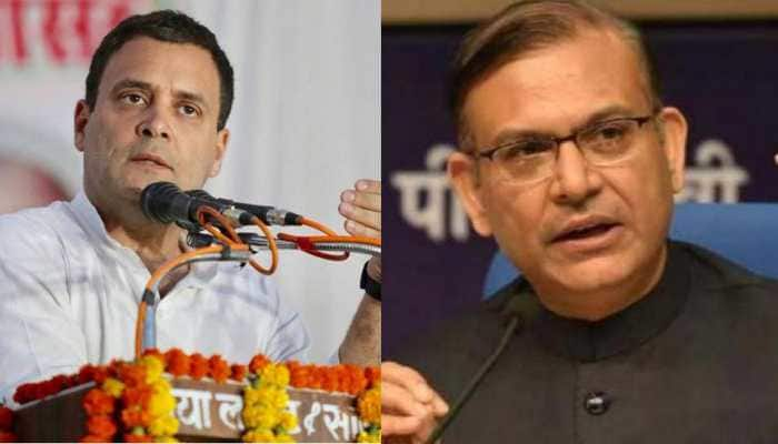 Jayant Sinha garlanding criminals is disgusting: Rahul Gandhi backs petition to withdraw BJP MP&#039;s Harvard alum status