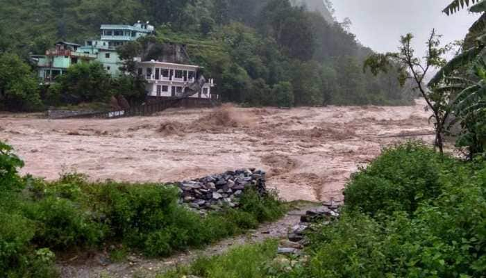 Heavy rain in Uttarakhand: 7 dead, schools shut, bridges washed away; state on alert