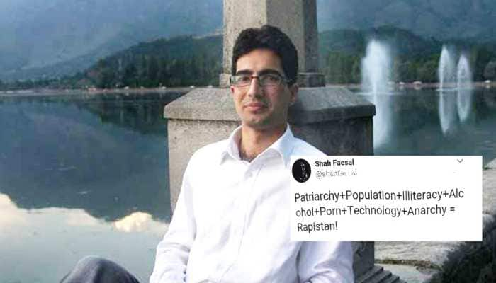 J&amp;K&#039;s first Civil Services topper Shah Faesal&#039;s &#039;Rapistan&#039; tweet makes Centre fume