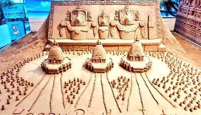 Rath Yatra 2018: Sudarsan Pattnaik pays sand art tribute to Lord Jagannath—Pics