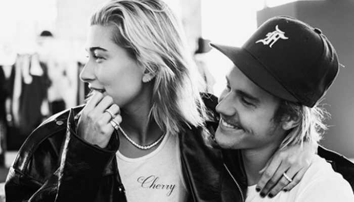 Justin Bieber shares a passionate kiss in the pool with fiance Hailey Baldwin—Pic