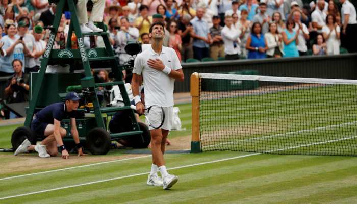 Novak Djokovic outlasts Rafael Nadal in Wimbledon&#039;s semi-final match