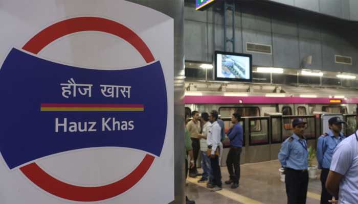 Delhi Metro Pink Line&#039;s South campus-Lajpat Nagar section inspection on July 23