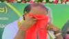 Have swallowed pain of coalition govt: Kumaraswamy breaks down at public event