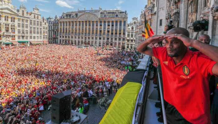 Belgium squad handed hero&#039;s welcome on World Cup return