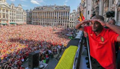Belgium squad handed hero's welcome on World Cup return