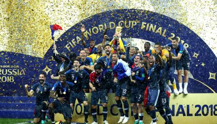 France win FIFA World Cup for second time, beat Croatia 4-2