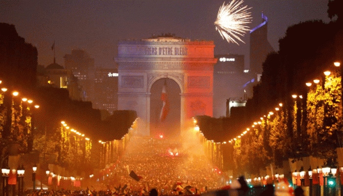World Cup celebrations rock France; Les Bleus set for Champs Elysees victory parade 