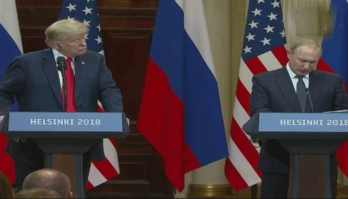 The ball is now in your court, Vladimir Putin tells Donald Trump in joint address