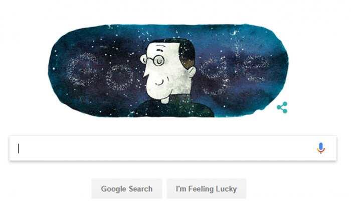 Goodle Doodle honours priest Georges Lemaître who proposed theory of expanding universe now known the Big Bang