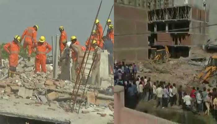 Two buildings collapse in Greater Noida; 3 dead, over 50 feared trapped, rescue operations on