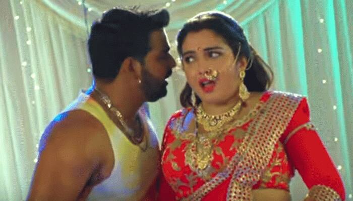 Bhojpuri beauty Amrapali Dubey&#039;s &#039;Raate Diya Butake&#039; song sets YouTube on fire, crosses 97 million views—Watch