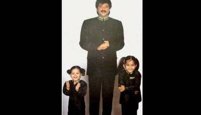 #ThrowbackThursday: When little Sonam Kapoor twinned in black with daddy Anil Kapoor and Rhea Kapoor