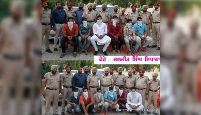 Punjab police&#039;s photo op with gangsters goes wrong, leaves Twitter in splits