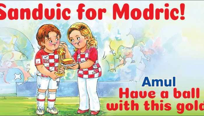 Sanduic for Modric: Amul&#039;s unique tribute to Croatia&#039;s &#039;Golden Ball&#039; winner of FIFA World Cup 2018