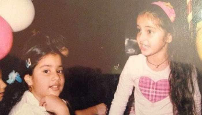 Ananya Panday wishes good luck to Janhvi Kapoor with this adorable childhood photo