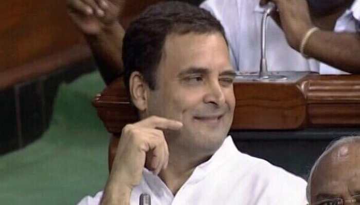 A hug and a wink: Rahul Gandhi&#039;s killer moves in Lok Sabha sets Twitter on fire