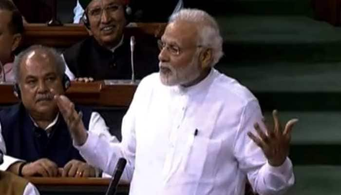 No confidence motion a result of their sheer arrogance: PM Narendra Modi goes on the offensive in Lok Sabha