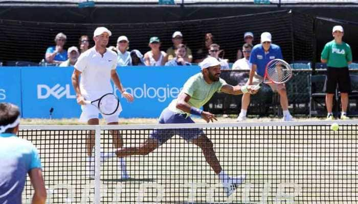 Jeevan Nedunchezhiyan, Divij Sharan ousted from Newport ATP event