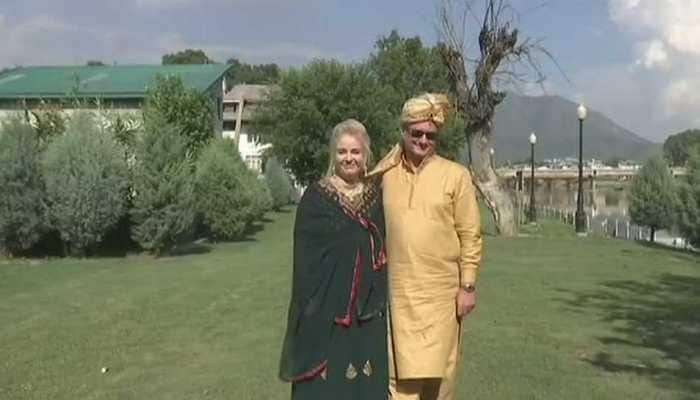 Inspired by Kashmiri culture, Polish couple celebrates marriage in Srinagar